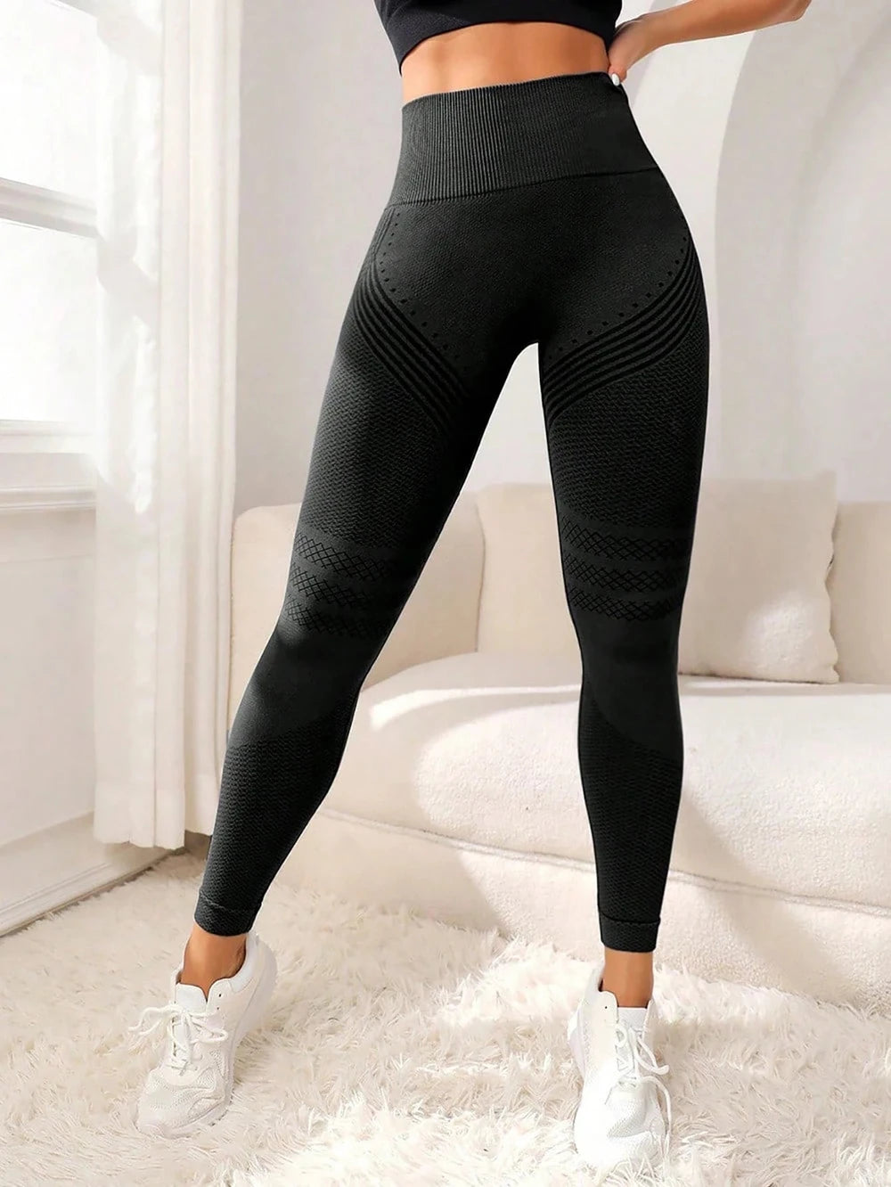High-Waisted Seamless Sculpting Leggings