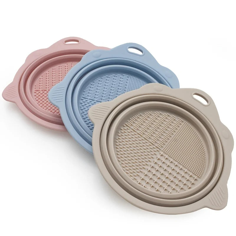 Brush and Sponge Cleaning Bowl