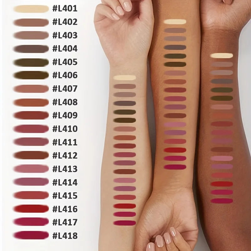 Velvet Matte Lip Liner Set – 6 Long-Lasting Shades