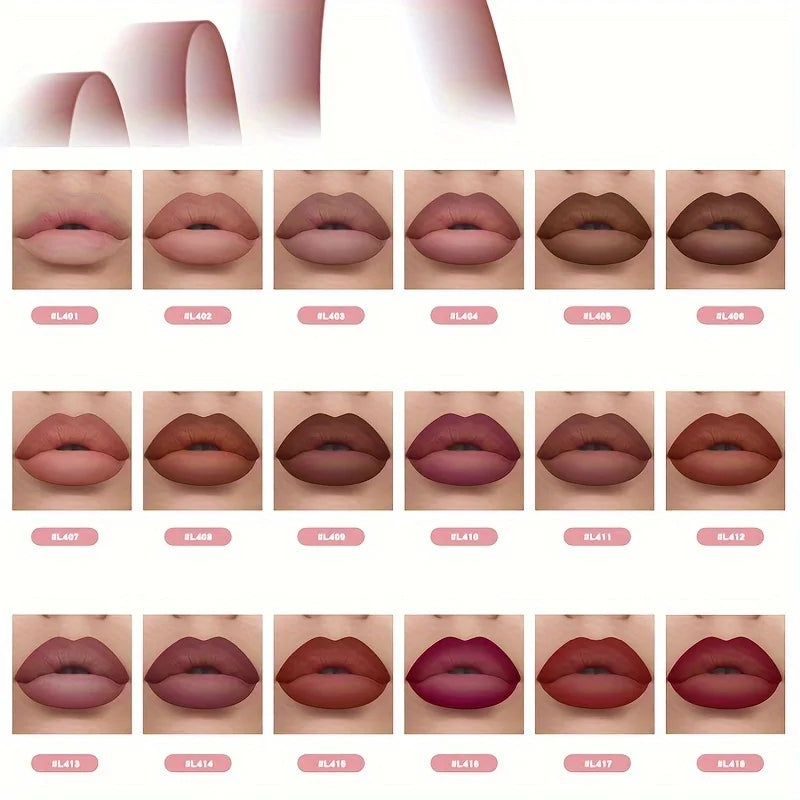 Velvet Matte Lip Liner Set – 6 Long-Lasting Shades