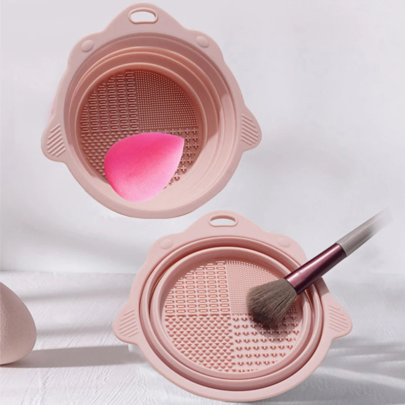 Brush and Sponge Cleaning Bowl