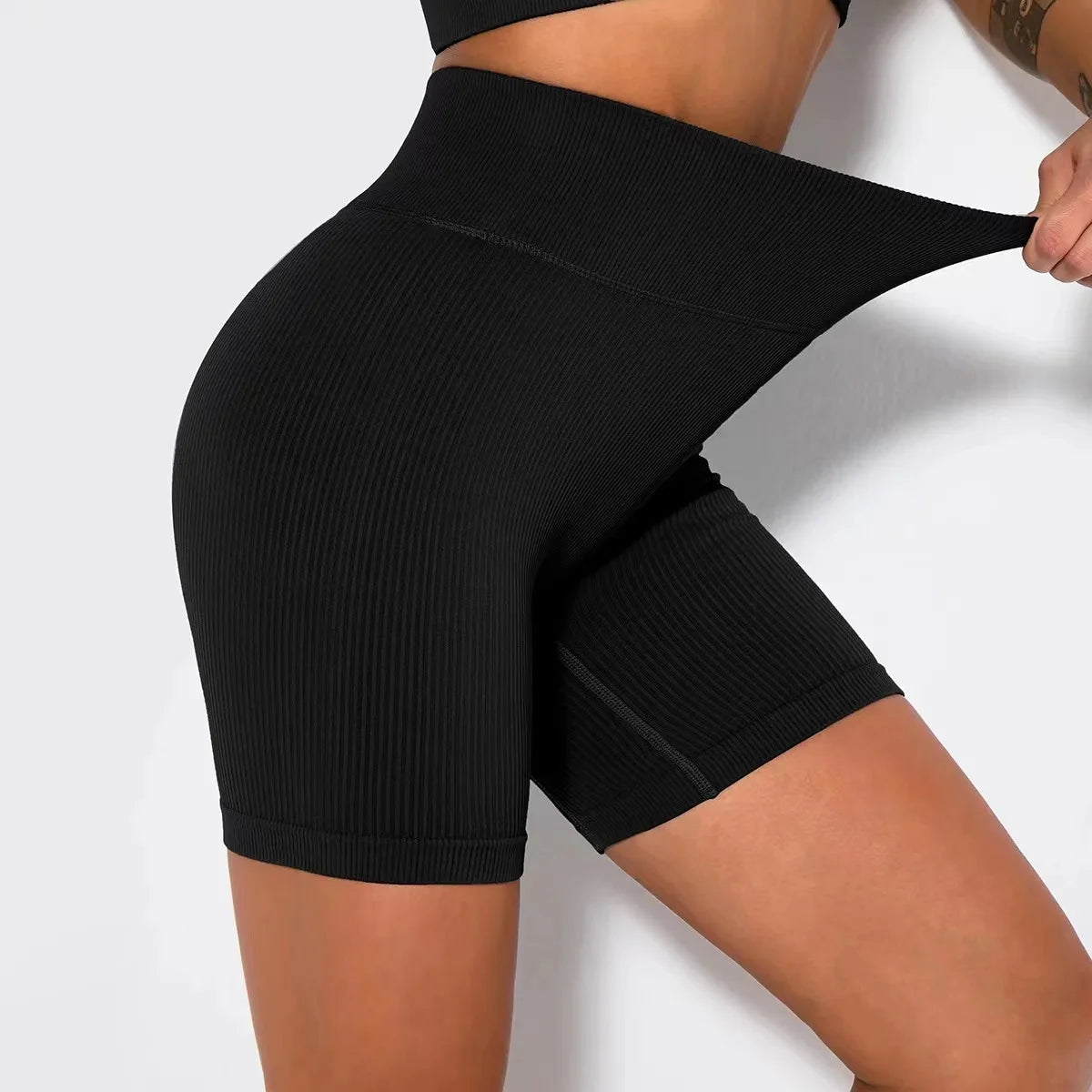Seamless Sculpt High-Waist Shorts