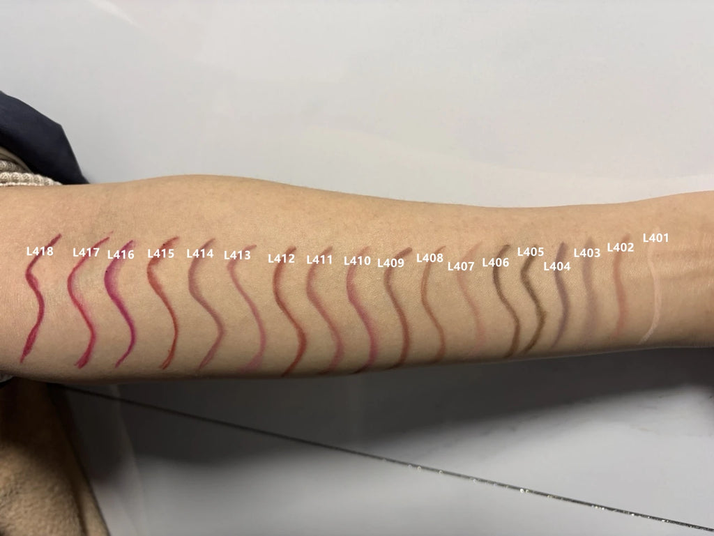 Velvet Matte Lip Liner Set – 6 Long-Lasting Shades