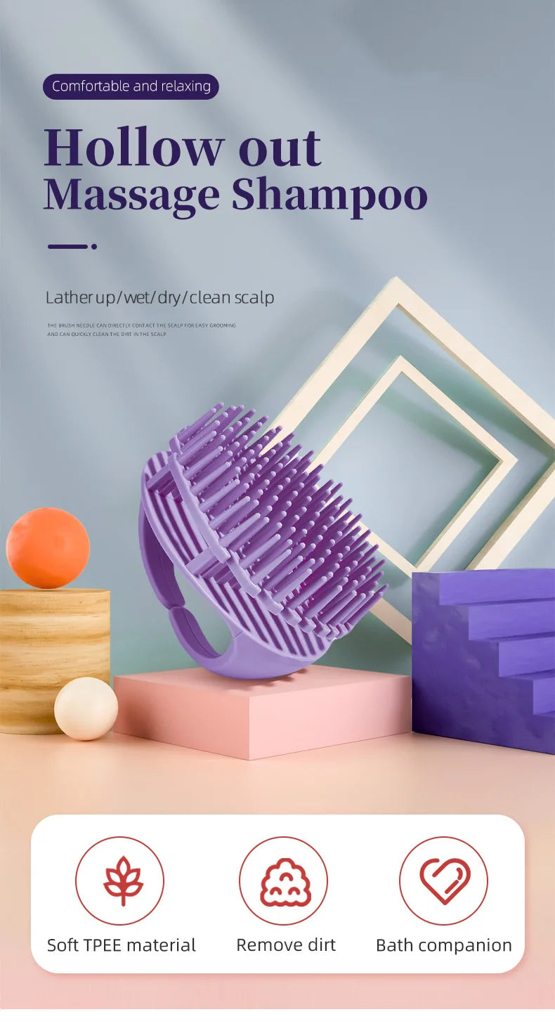 Silicone Scalp Massager Brush