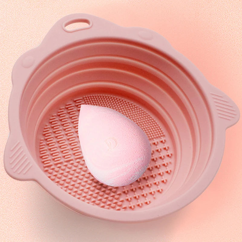 Brush and Sponge Cleaning Bowl