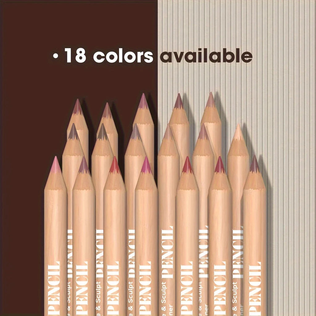 Velvet Matte Lip Liner Set – 6 Long-Lasting Shades