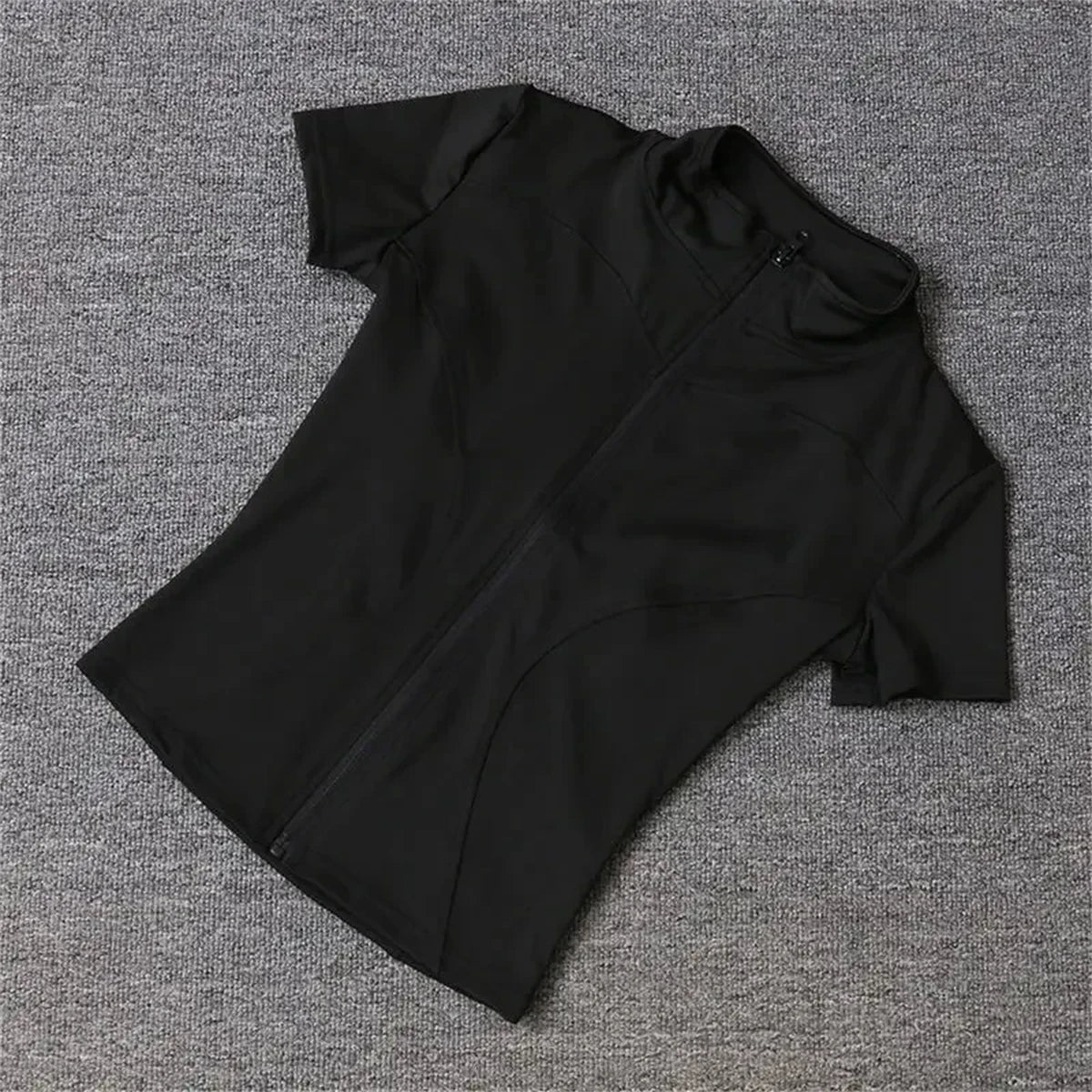 Women's Zip-Up Active Top – Short Sleeve